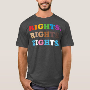 Pride Rights BLM Rights LGBT Rights Equality Pride T-shirt