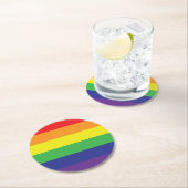 Pride Ronde Kartonnen Onderzetter (Insitu)