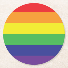 Pride Ronde Kartonnen Onderzetter