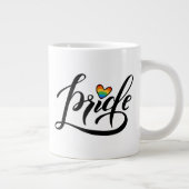 Pride Script Heart Extra Grote Beker (Rechts)