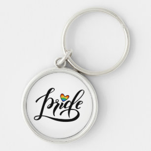 Pride Script Heart Sleutelhanger
