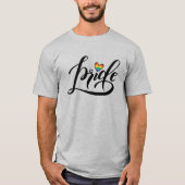 Pride Script Heart T-shirt (Voorkant)