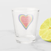 Pride Shot Glass Glas (Achterkant)
