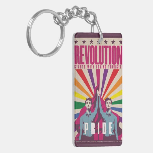  Pride Sleutelhanger (Voorkant Links)