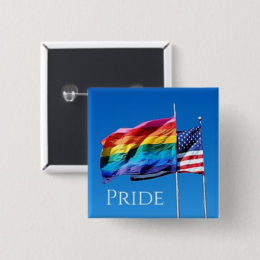 'Pride' Square Button (Voorkant /achterkant)