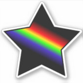 Pride Star Sticker (Voorkant)