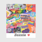 " Pride Sticker " parfait pour tout ce que vous ai (Feuille)