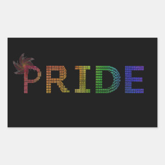 Pride Sticker - Regenboog Tekst