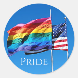 'Pride'-Stickers Ronde Sticker