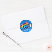 'Pride'-Stickers Ronde Sticker (Envelop)