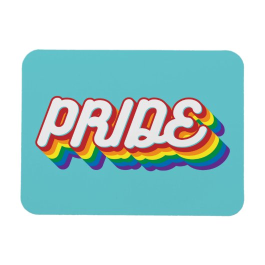 Pride | Stijl 70 Magneet (Horizontaal)