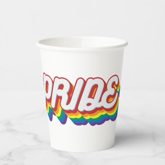 Pride | Stijl 70 Papieren Bekers (Links)