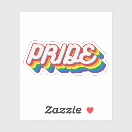 Pride | Stijl 70 Sticker (Vel)
