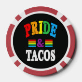 Pride Tacos Lgbt Poker Chips (Achterkant)