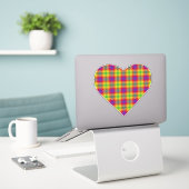 Pride Tartan Sticker (Laptop op bureau)