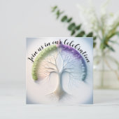 Pride Tree of Life Party Kaart (Staand voorkant)