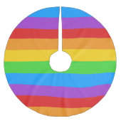 Pride Tree: Regenboogvlag Kerstboom Rok (Voorkant)