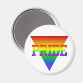 Pride Triangle magnet Magneet (Voorkant / Achterkant)