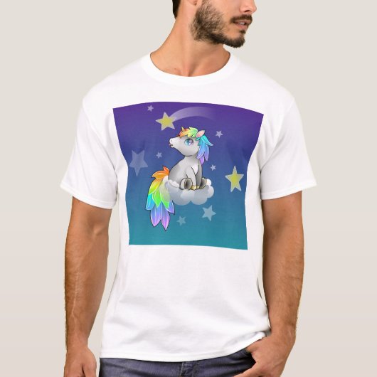 Pride Unicorn en Rainbow Brony shirt (Voorkant)