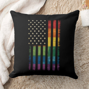 Pride USA Amerika Gescheurde Regenboogvlag LGBTQ Kussen