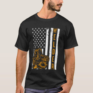 Pride Usa Vlag Vader Lassen T-shirt