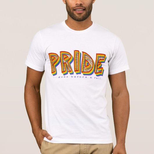 PRIDE va devant un T-shirt automne (Devant)