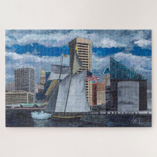 Pride van Baltimore II 20x30 inch Legpuzzel