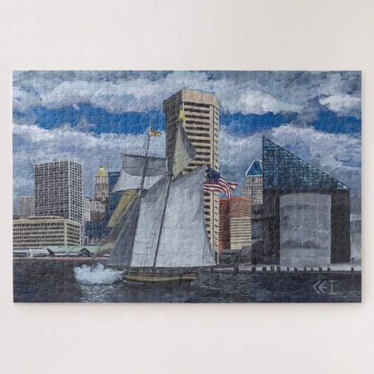 Pride van Baltimore II 20x30 inch Legpuzzel (Horizontaal)