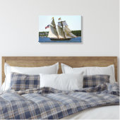 Pride van Baltimore II Tall Ship Photo Canvas Afdruk (Insitu (Slaapkamer))