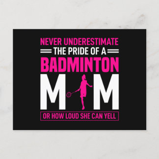Pride van een Badminton mama Briefkaart