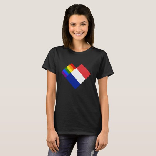 Pride van Frankrijk T-shirt (Voorkant volledig)