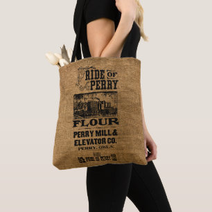 pride van Perry Flour Faux Burlap Sack Draagtas