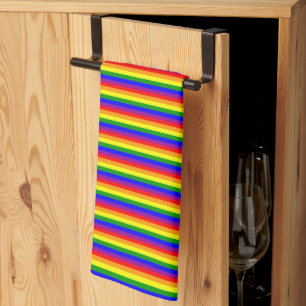 Pride Vlag LGBTQAI+ Regenboog Kleuren Theedoek