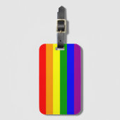 Pride Vlag LGBTQIA+ Bagagelabel (Voorkant (verticaal))