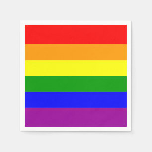 Pride Vlag LGBTQIA+ Regenboog Kleuren Servet