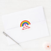Pride Vlag Regenboog Vierkante Sticker (Envelop)