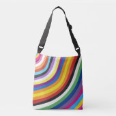 Pride-vlagkleuren Crossbody Tas (Voorkant)