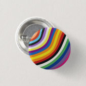 Pride-vlagkleuren Ronde Button 3,2 Cm (Voorkant /achterkant)