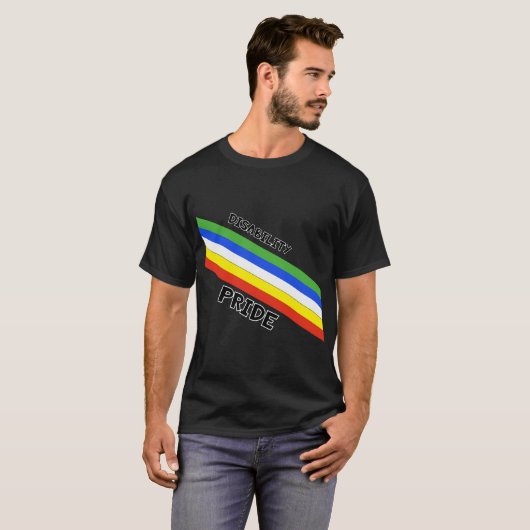 "Pride voor gehandicapten" T-shirt (Voorkant volledig)