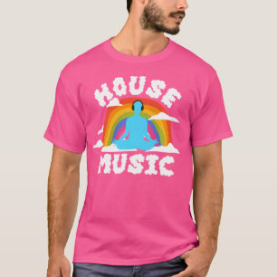 Pride Vrede En Liefde Regenboog Edm House Muziek T-shirt