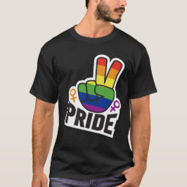 Pride Vredesboek mannen T-shirt