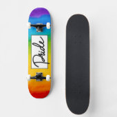 Pride Waterverf stijl Skateboard (Voorkant)
