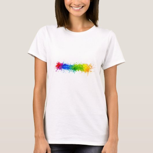 Pride Waterverf T-shirt (Voorkant)