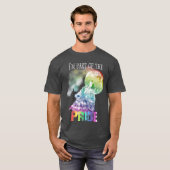 Pride Wolf LGB Gay Lesbian T-shirt (Voorkant volledig)