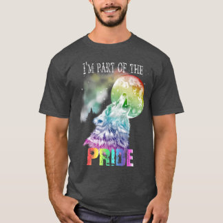 Pride Wolf LGB Gay Lesbian T-shirt