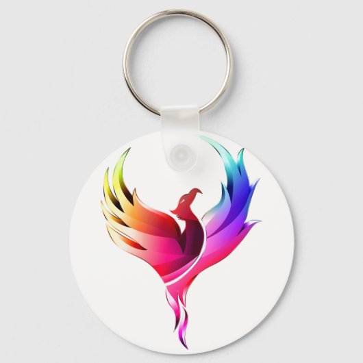 Prideful Phoenix Sleutelhanger (Voorkant)