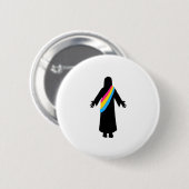 PrideJesus PanFlag Ronde Button 5,7 Cm (Voorkant /achterkant)