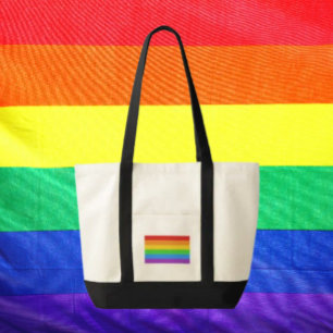 PridePulse: Regenboog Pride-impuls Tote Bag