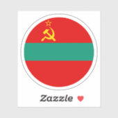 Pridnestrovie / Transnistrië Sticker (Vel)