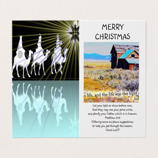 prier beaucoup de carte (Outside Unfolded)